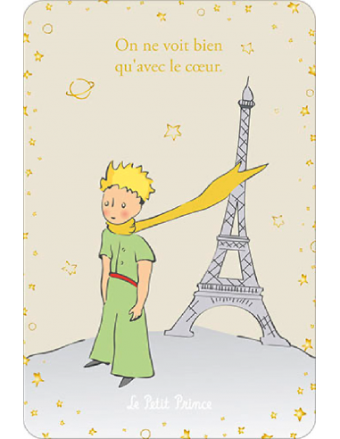 Carte postale Le Petit Prince à Paris...